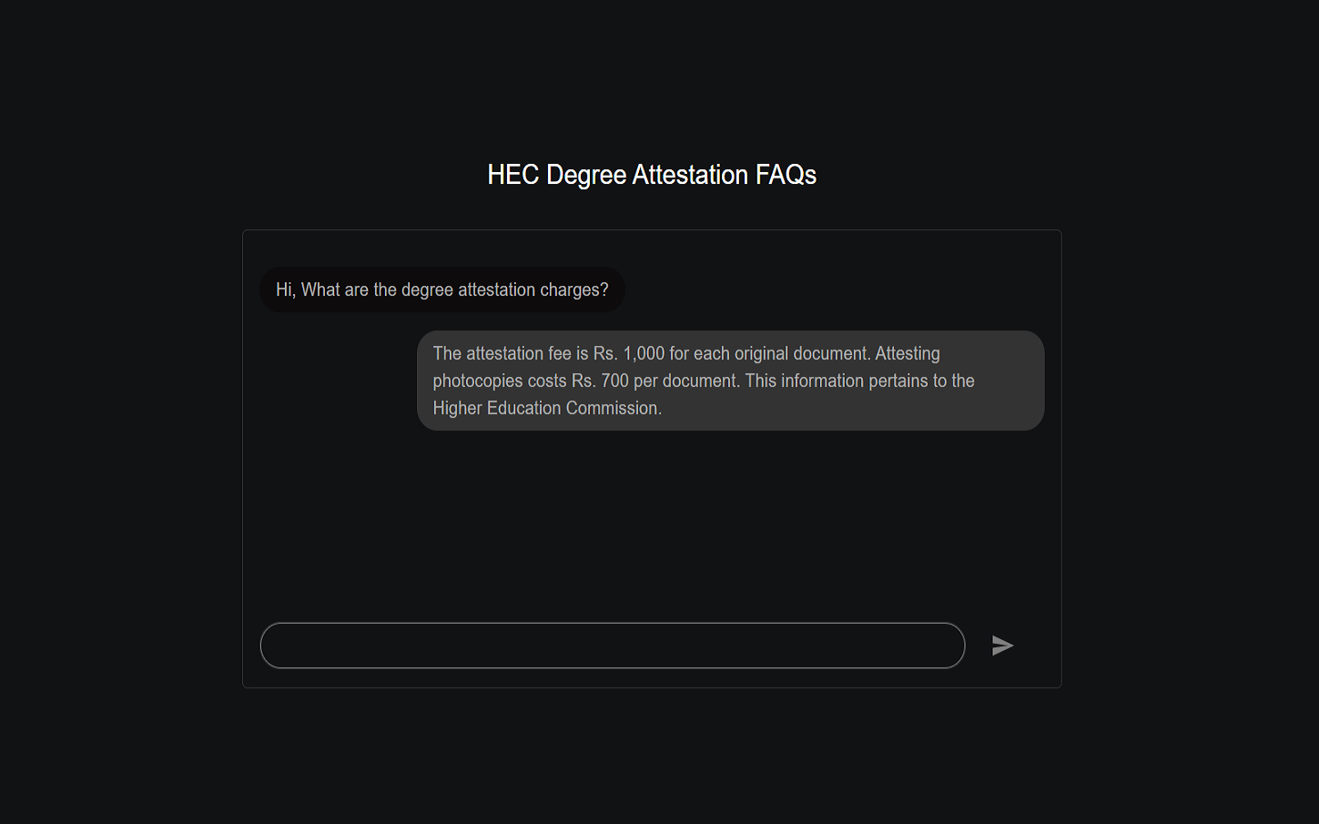 RAG-based AI chatbot for PDF document querying built by TechEmulsion